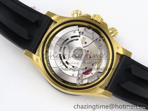 0420 DAYTONA 116518 APSF 1:1 BEST EDITION YG BLACK DIAL ON OYSTERFLEX RUBBER STRAP SH OnTrend 1784